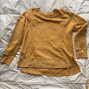 Sunny Yellow Terry Sweatshirt